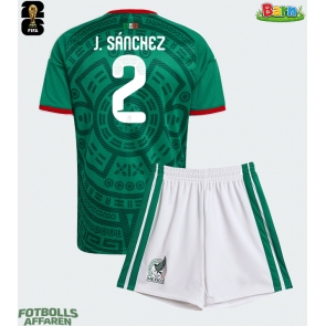 Mexiko Jorge Sanchez #2 Hemmaställ Barn VM 2026 Kortärmad (+ Korta byxor)